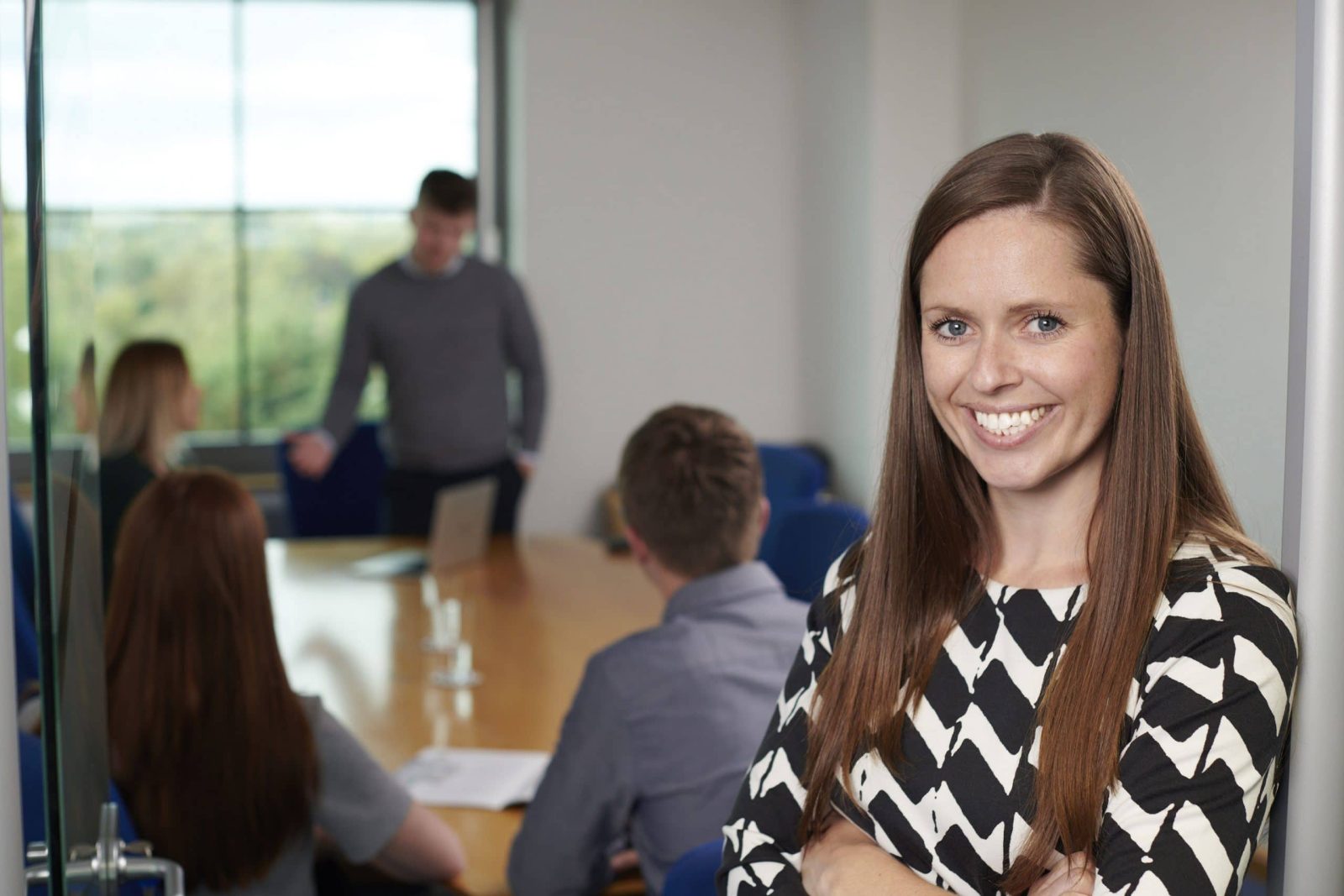 Marie Pegram with Recruitment Accountants team